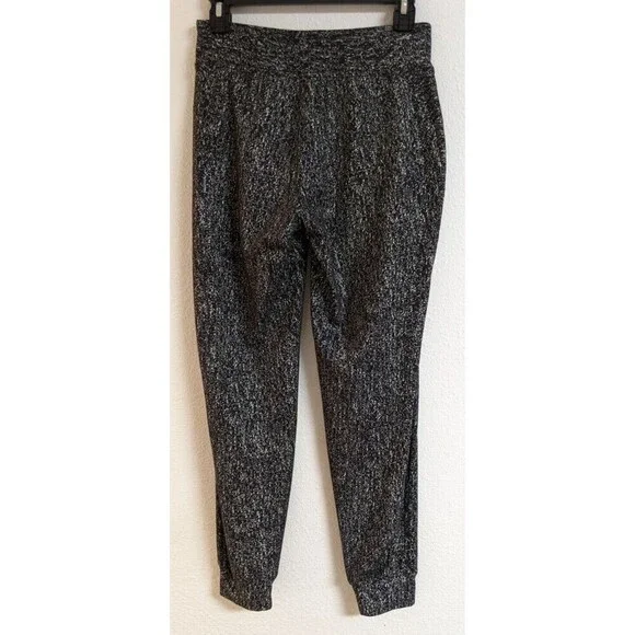 Women's Lululemon Ready To Rulu Pant Running Luon Jacquard Black White Size 4 - Picture 9 of 12